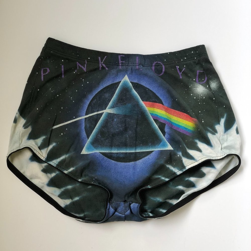 Vintage Up-cycled T-Shirt Pink Floyd Shorts